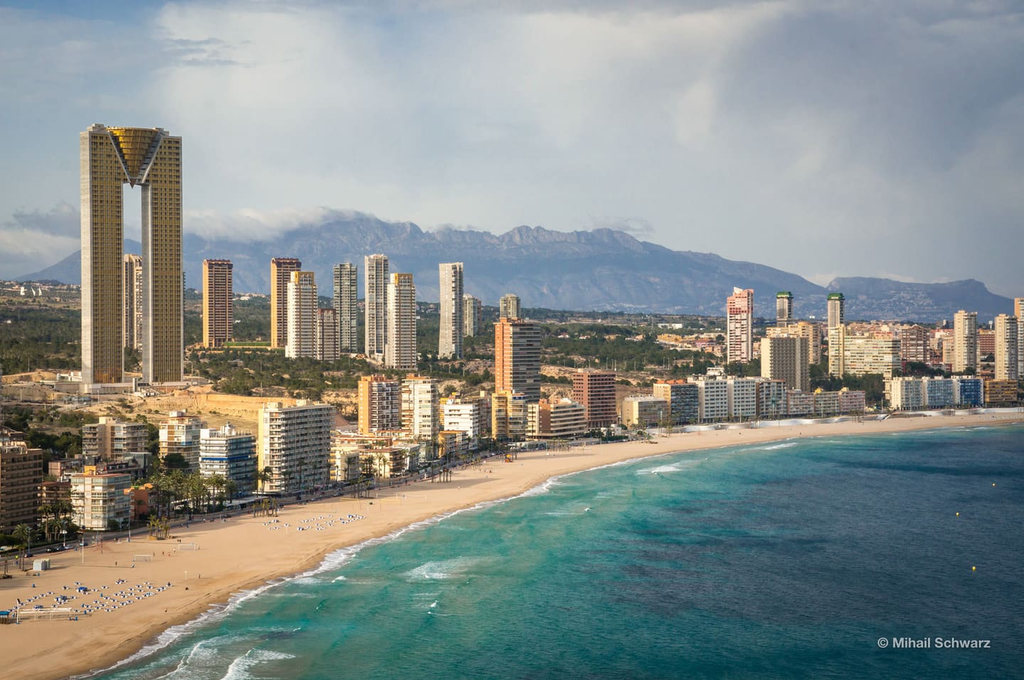 Der größte Strand von Benidorm
