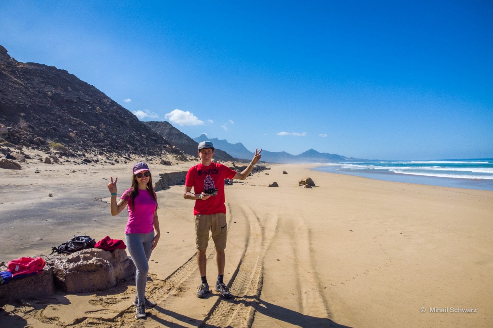 Misha und Lena grüßen aus Fuerteventura